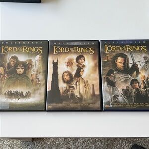 Lord of the Rings DVD set